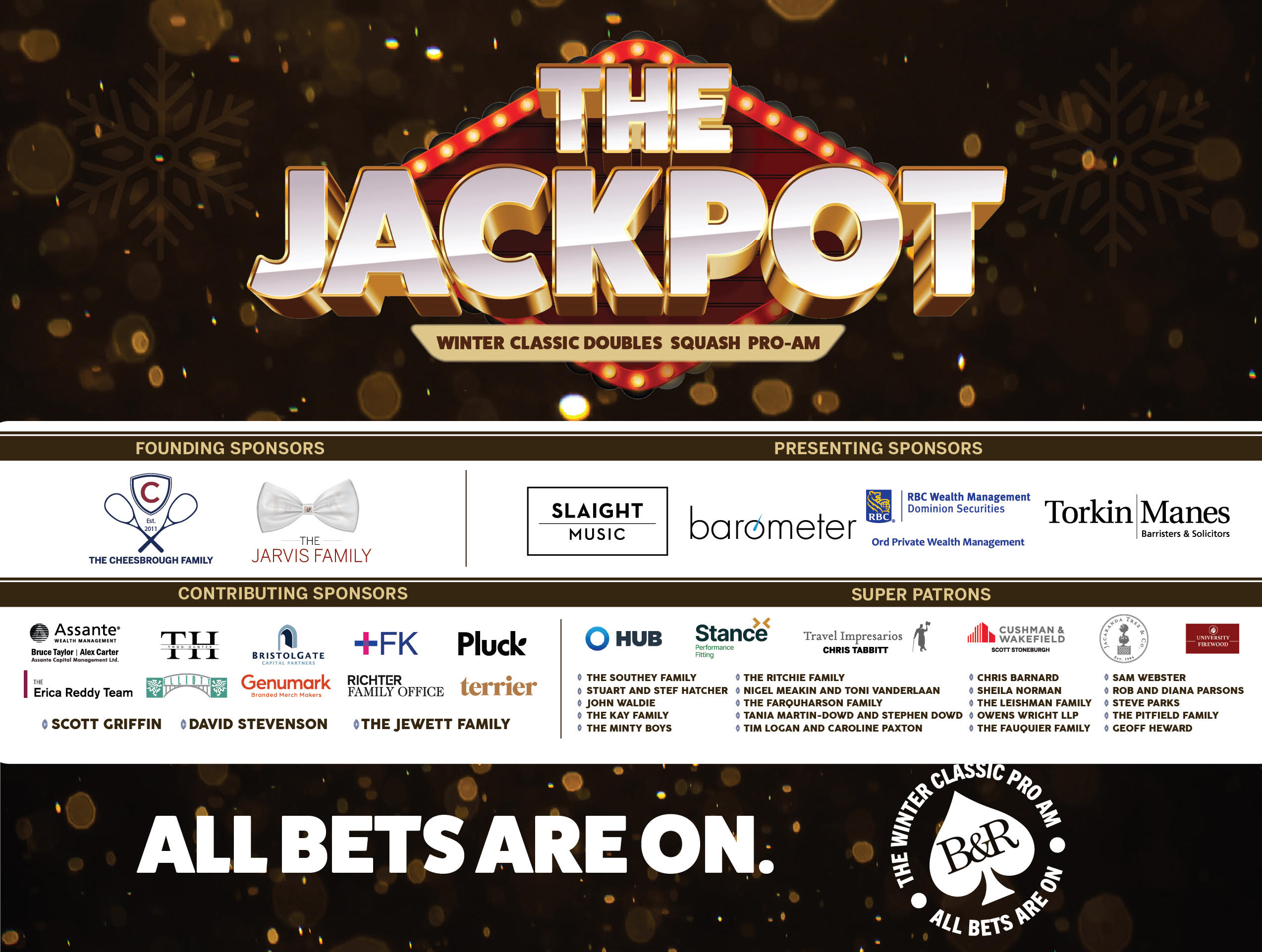 Thank you to our sponsors